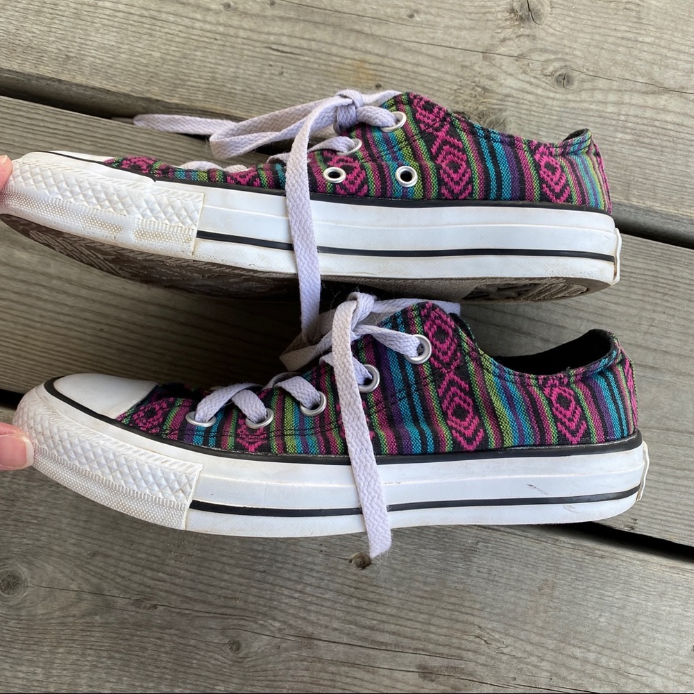Aztec Print Converse All-Stars - Picture 3 of 8